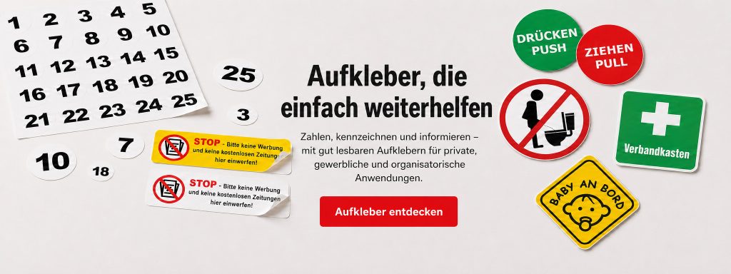 Onlineshop 4-prints Aufkleber Kalender
