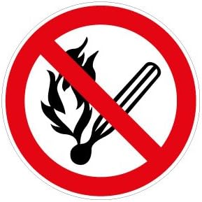 Feuer und Rauchen verboten