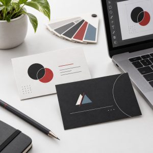 Professionelle Visitenkartengestaltung mit zwei individuellen Designentwürfen